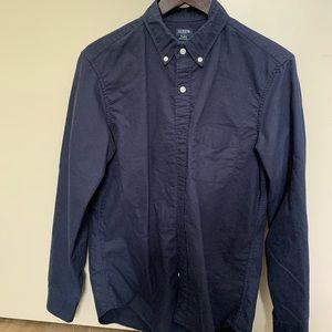 J Crew Factory Navy Oxford - Slim Fit Medium